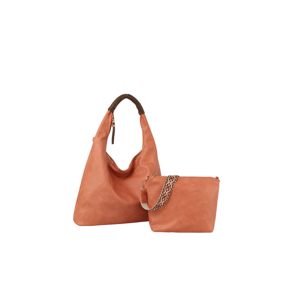 handbag republic Calin 2in1 top handle slouchy hobo Black handbag republic Calin 2in1 top handle slouchy hobo Black