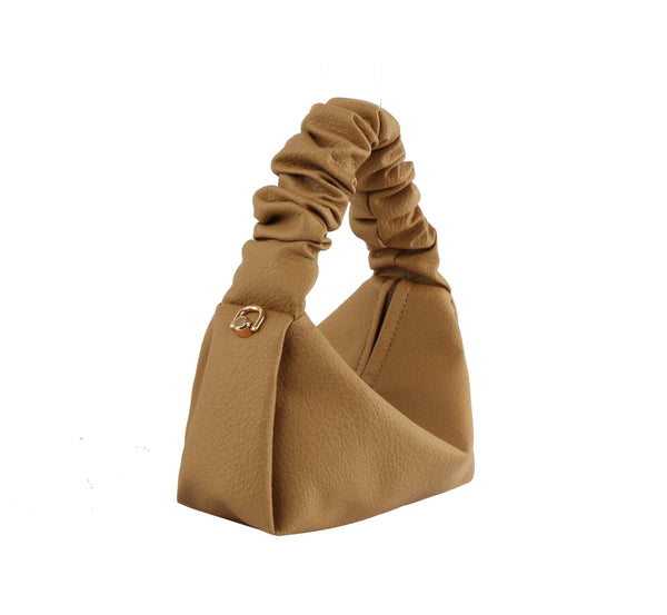 handbag republic Calin ruched handle mini satchel Brown