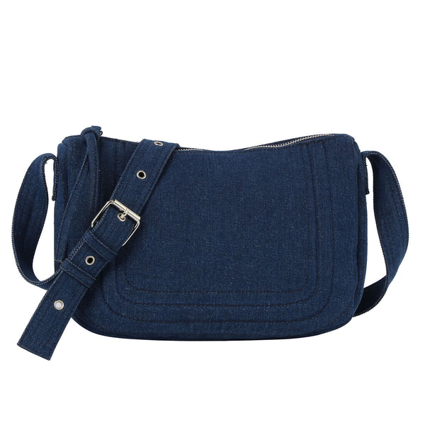 handbag republic Classic denim stitch detailed crossbody Denim