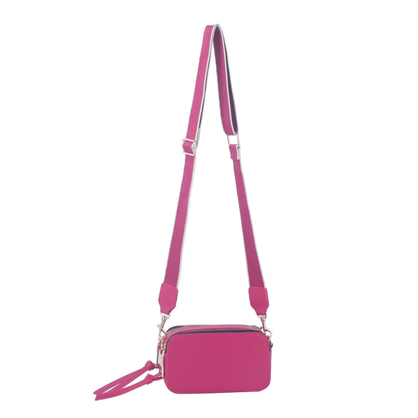 Handbag Republic Double Compartments Crossbody Fuchsia
