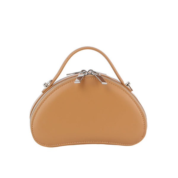 Handbag Republic Double Zip Saddle Crossbody Bag Silver