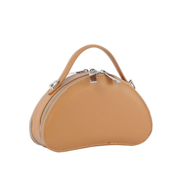 handbag republic Double zip saddle crossbody bag Silver