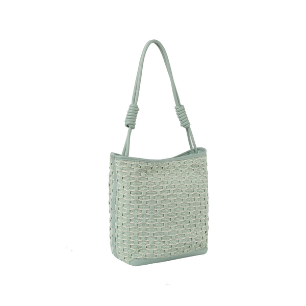 Handbag Republic 2 In 1 Wocen Tote With Pouch Mint
