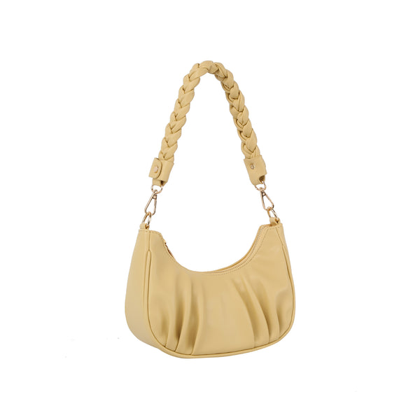 handbag republic Braided handle shoulder bag Black