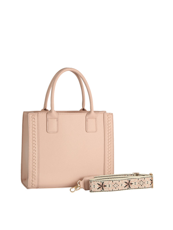 handbag republic Calin Guitar Strap Satchel Black