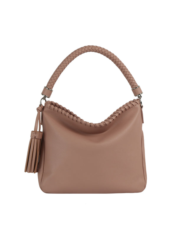 Handbag Republic Calin Whipstitching Hobo Black