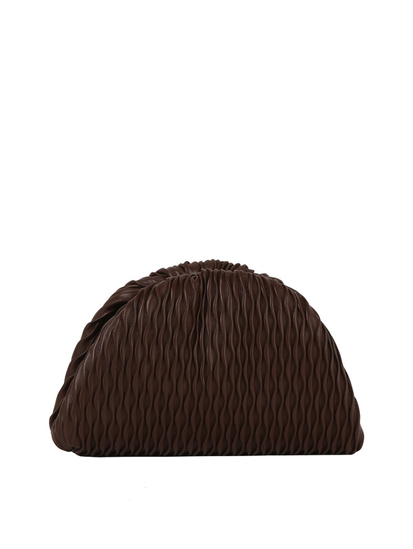 handbag republic ecostitch Framed Clutch Black