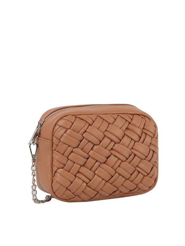 handbag republic ecostitch Woven Crossbody Beige