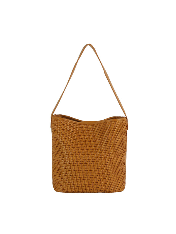 Handbag Republic Ecostitch Woven Tote Black