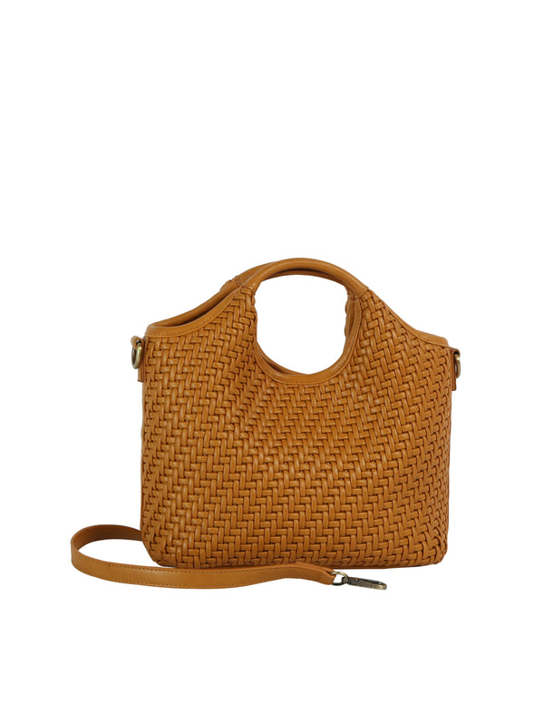 handbag republic ecostitch Woven Tote Black