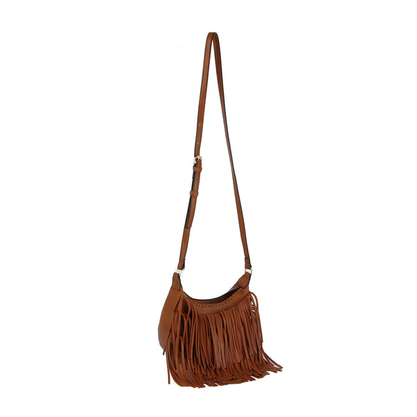 Handbag Republic Fringed Crossbody Brown