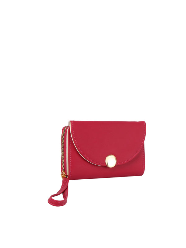 Handbag Republic Long Trifold Wallet Black