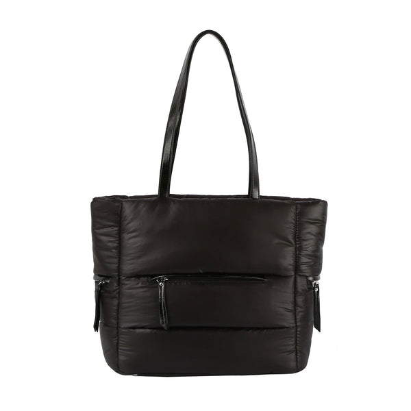 handbag republic Nylon puffy shopper tote White