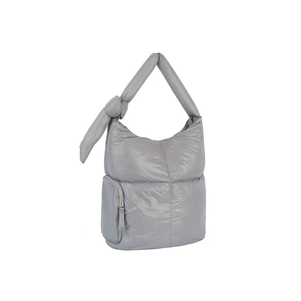 Handbag Republic Puffer Tie Handle Hobo Mauve