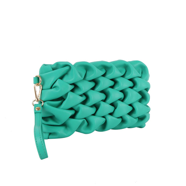 Handbag Republic Women Wristlet Clutch Emerald