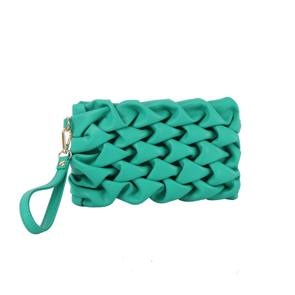 handbag republic Women Wristlet Clutch Emerald