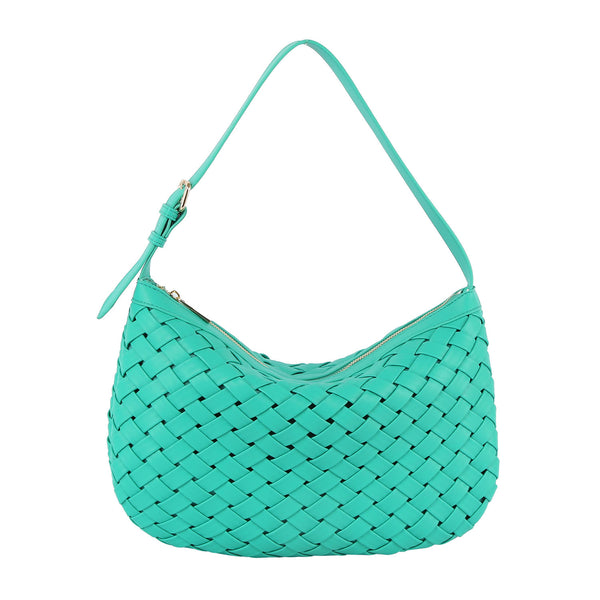 Handbag Republic Woven Shoulder Hobo Bag Green