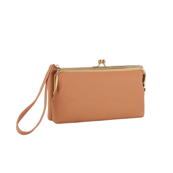 handbag republic Long detachable wallet with coin purse Almond