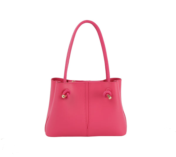 Handbag Republic Multi Compartments Knotted Handle Mini Tote Lavender