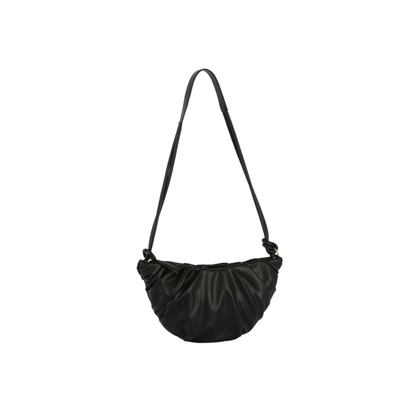 handbag republic Pleated knotted shoulder bag Forest blue