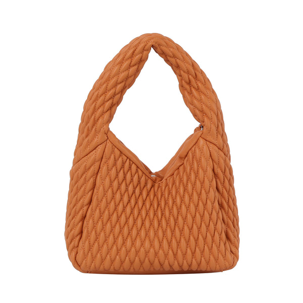 Handbag Republic Puffy Quilted Mini Crossbody Bag Almond