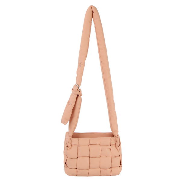 Handbag Republic Puffy Woven Crossbody Bag Light Seafoam Green