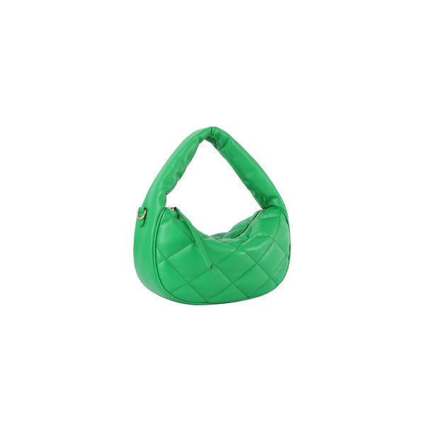 Handbag Republic Quilt Puffed Shoulder Bag Kelly Green