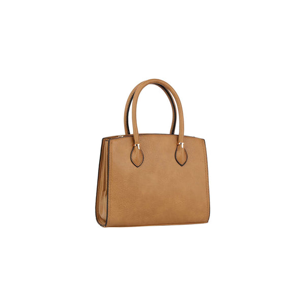 handbag republic Ring detailed handle satchel Brown
