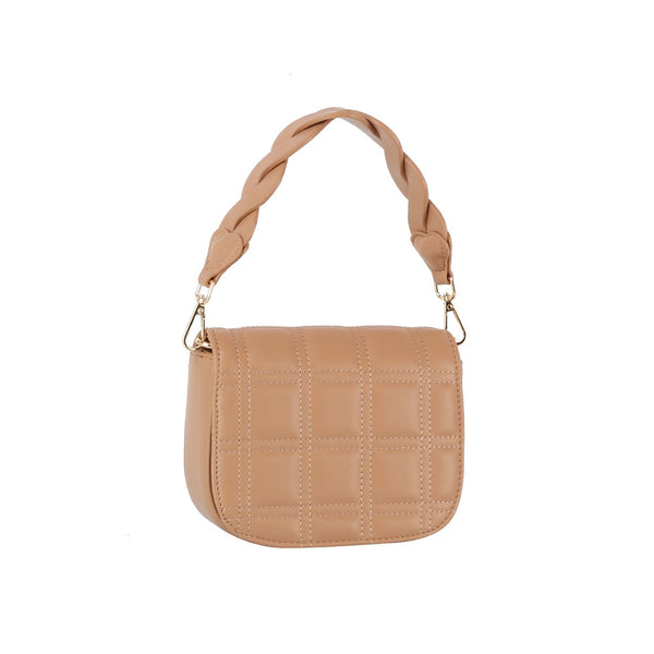 handbag republic Squared quilted front flap saddle Orange