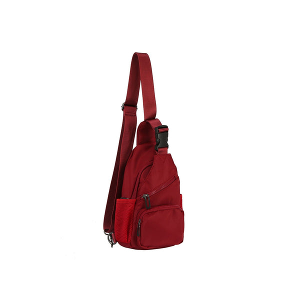 handbag republic Unisex functional nylon sling Burgundy