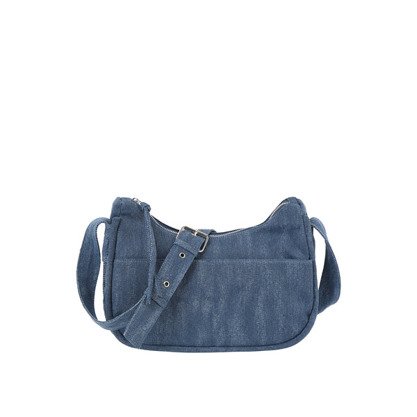 handbag republic Washed denim crossbody with front pocket Denim