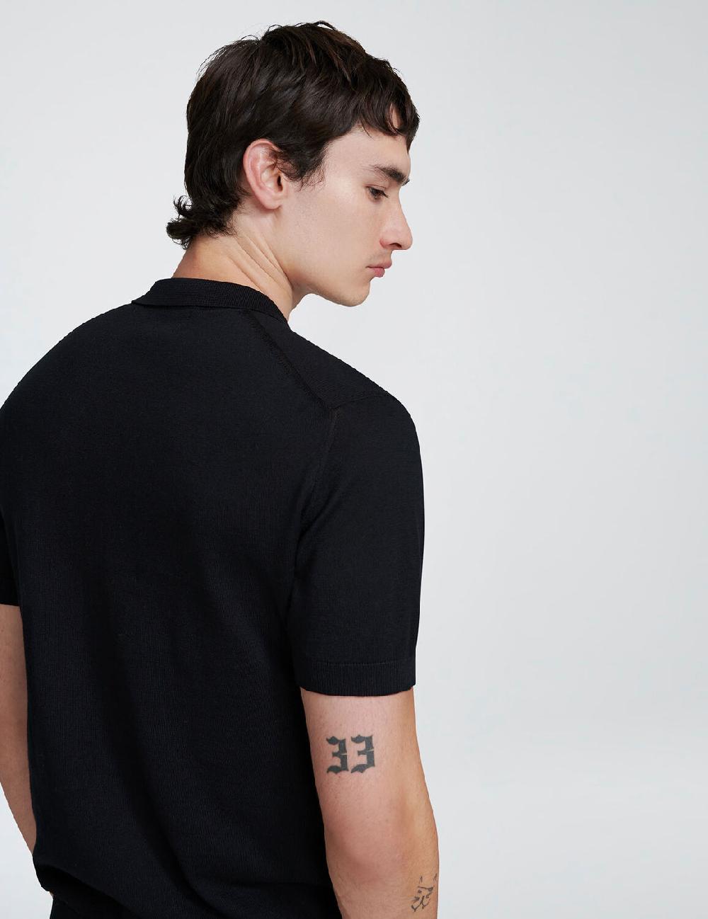 Handvaerk Knit Polo S/S