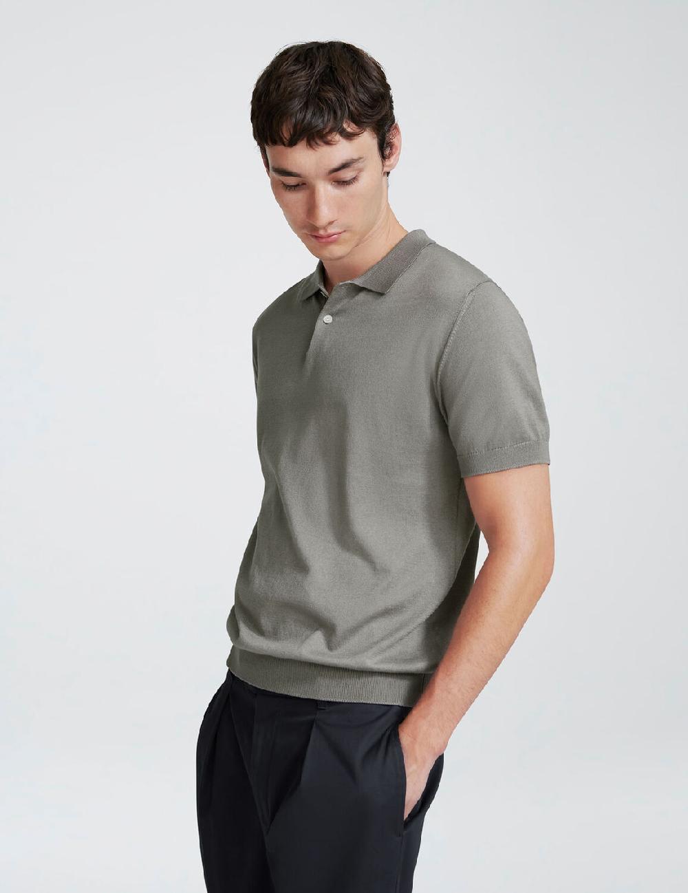 handvaerk Knit Polo S/S