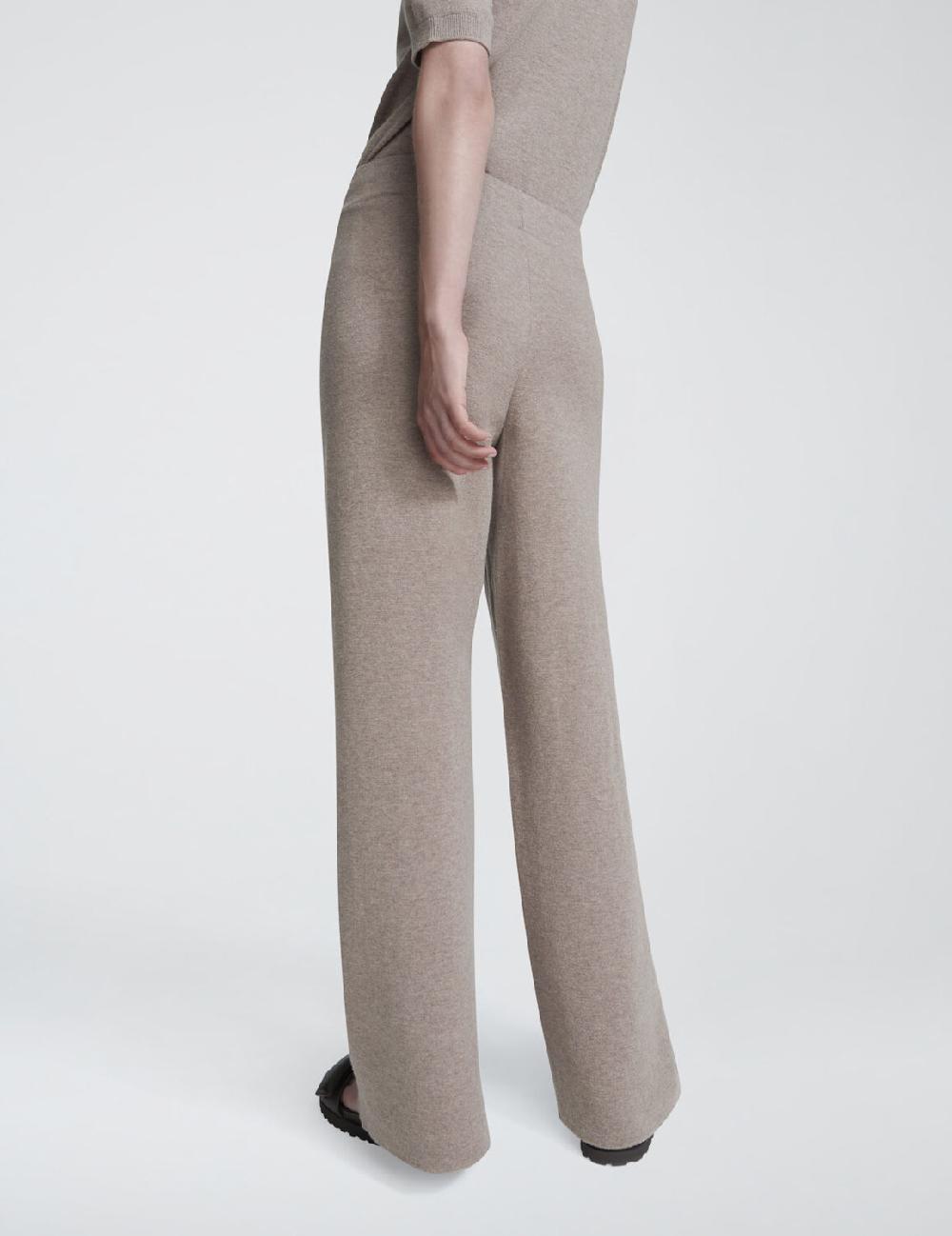 Handvaerk Merino Wool Wide Leg Pants