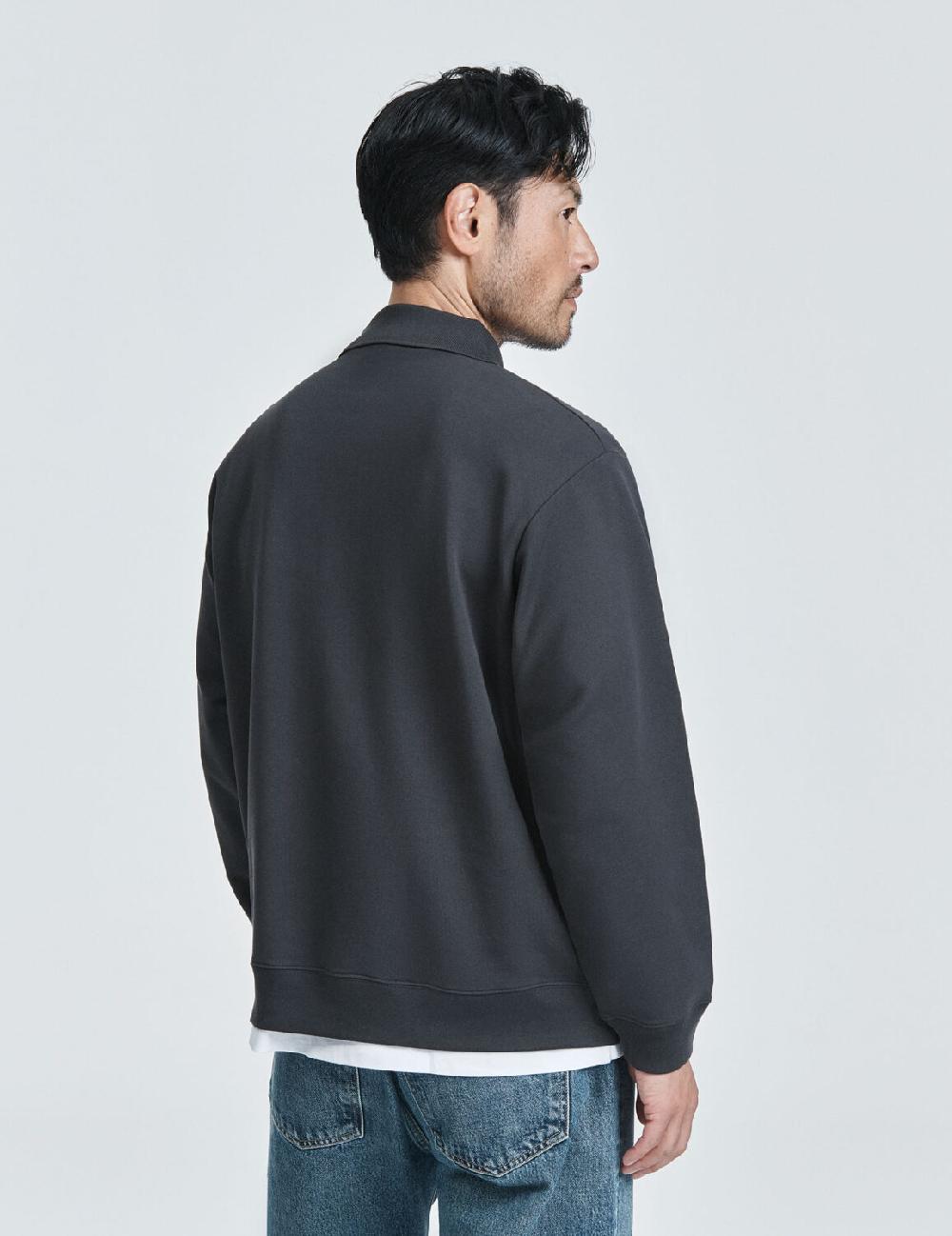 Handvaerk Relaxed Polo Sweatshirt