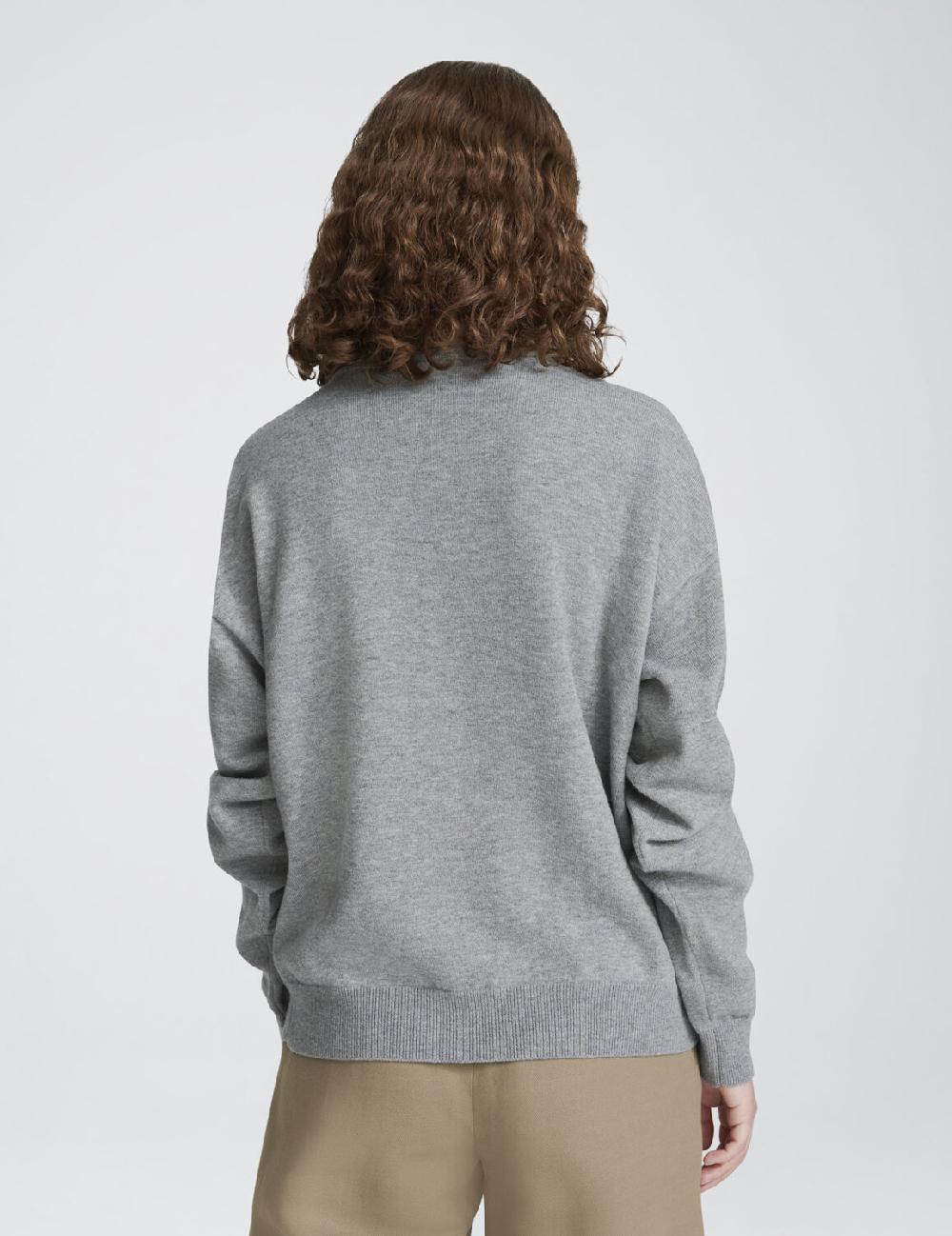 Handvaerk Superfine Merino Wool Half-Zip