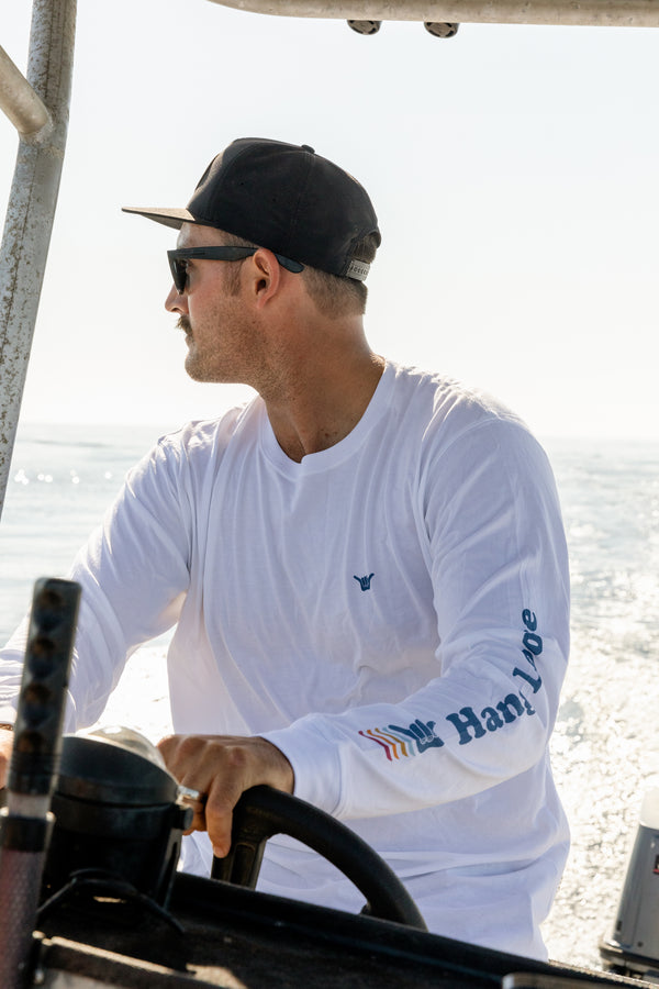 Hang Loose Eighty Two Long Sleeve Organic PIMA Tee