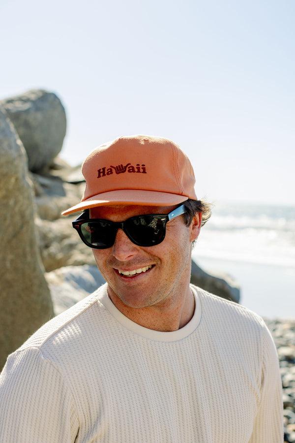 hang loose Hawaii Poly Cap - Tangerine