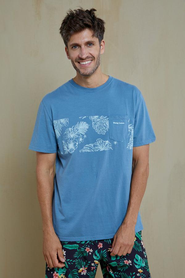 Hang Loose Leaves Organic PIMA Pocket Tee