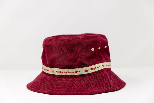 Hang Loose P Loose Cord Hat - Smoked Brick