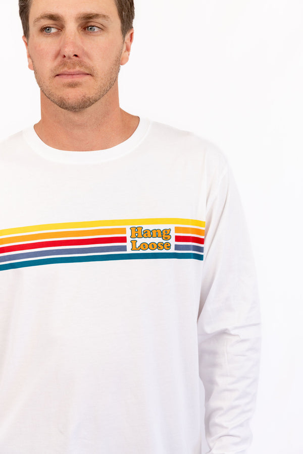 Hang Loose Racing Long Sleeve Organic PIMA Tee