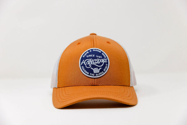 Hang Loose Rio Cap - Tangerine / Off White