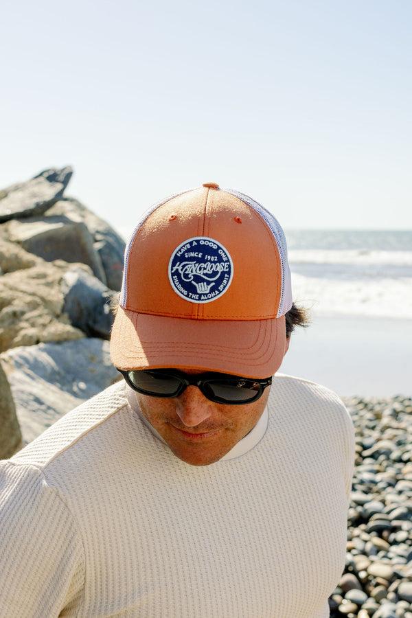 hang loose Rio Cap - Tangerine / Off White