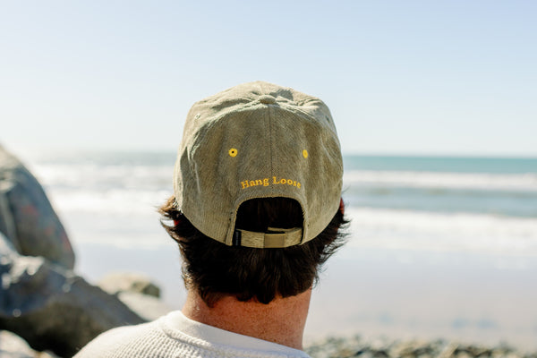 Hang Loose Shaka Cord Cap - Dry Green