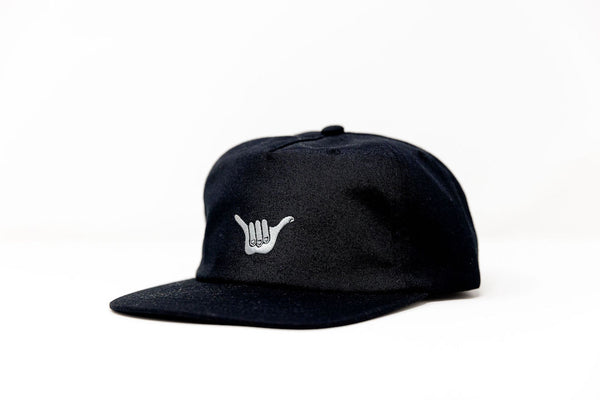 Hang Loose Shaka Poly Cap - Black