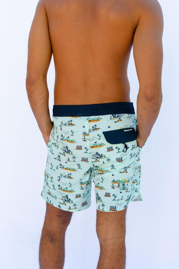Hang Loose Share Aloha Boardshort - Acqua