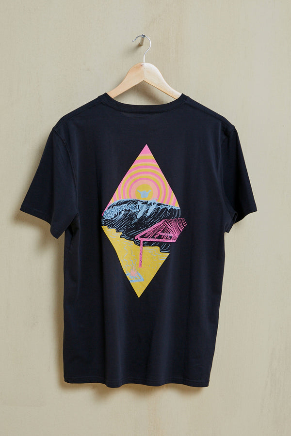 hang loose Sunrise Organic PIMA Tee