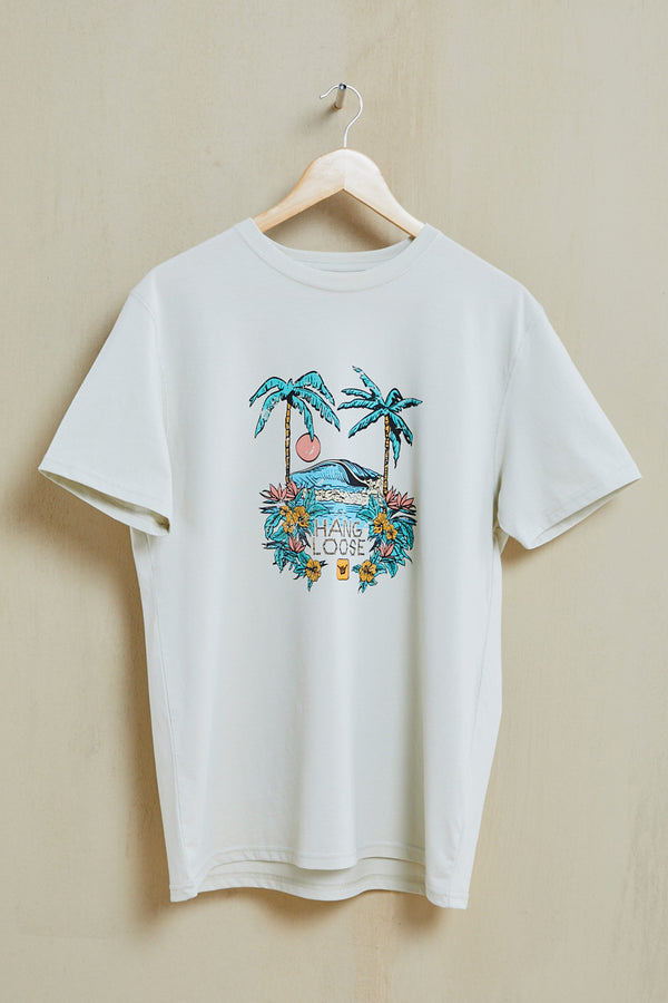 Hang Loose Sunset Organic PIMA Tee