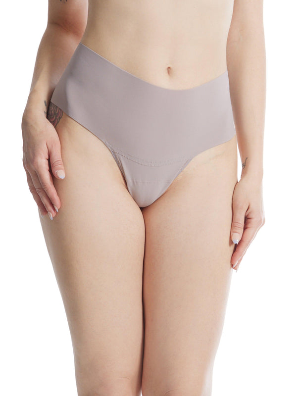 hanky panky BreatheSoft® High Rise Thong Evening Grey