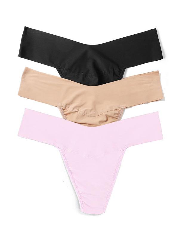 hanky panky Breathesoft® Natural Rise Thong 3 Pack